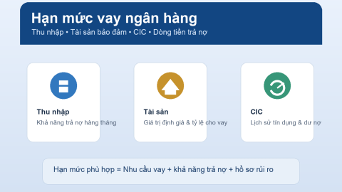 hạn mức vay ngân hàng minh họa