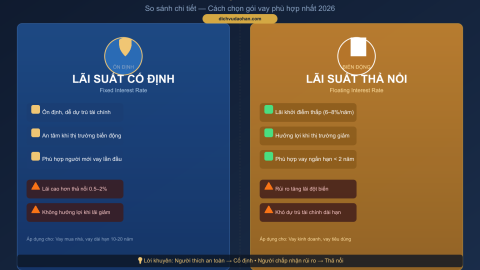 lãi suất cố định hay thả nổi minh họa