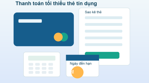 thanh toán tối thiểu thẻ tín dụng minh họa